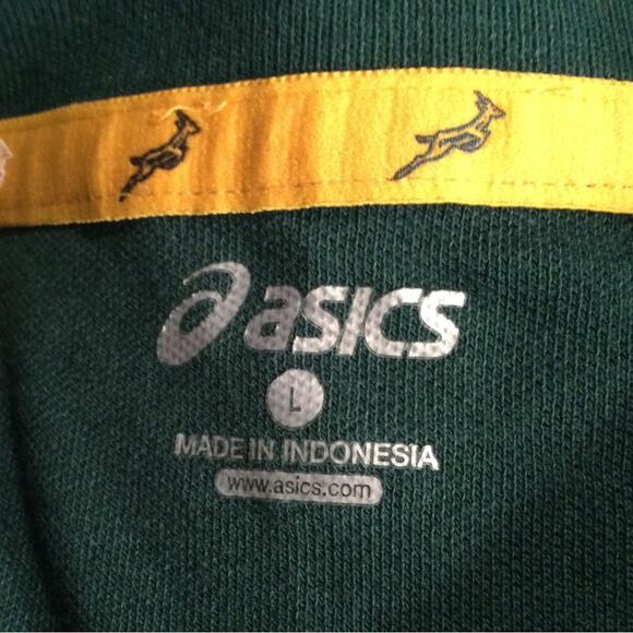 Asics South Africa Rugby Springboks Polo M/L read - Picture 4 of 5